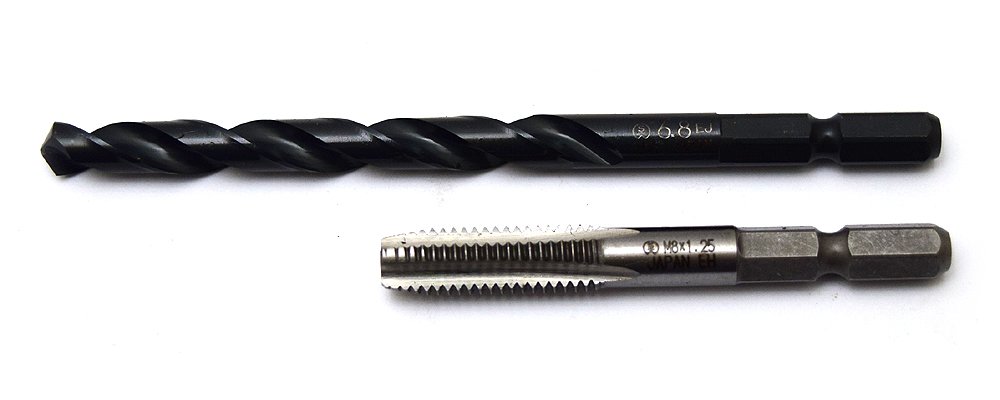 大西工業 6角軸タップ(NO.28) M8セット セット内容=M8+6角軸鉄工用ドリル6.8mm (金属・金工) Amazon | 大西工業 6角軸タップ(NO.28) M8セット セット内容=M8+6角軸